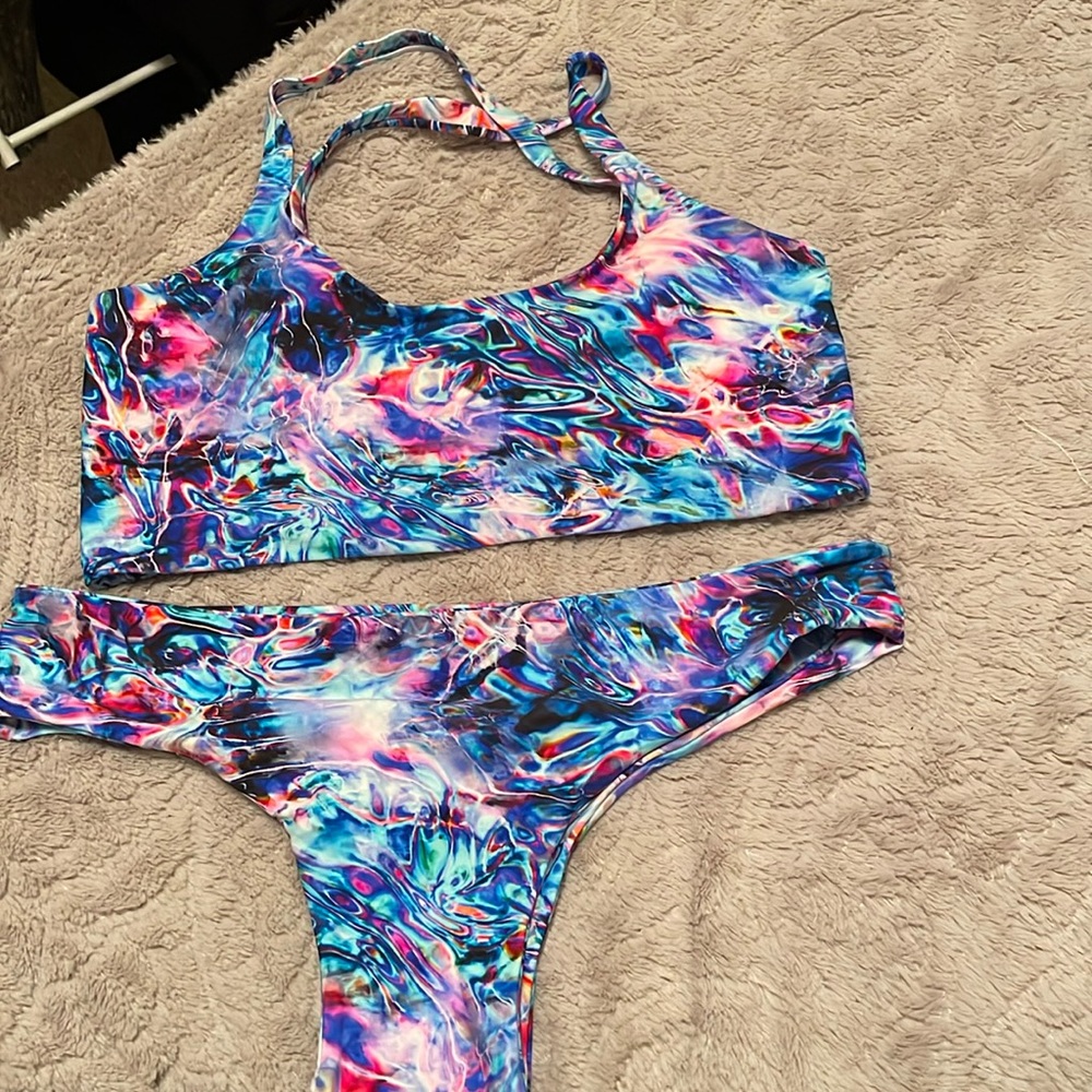 Fused Hawaii Bikini set.